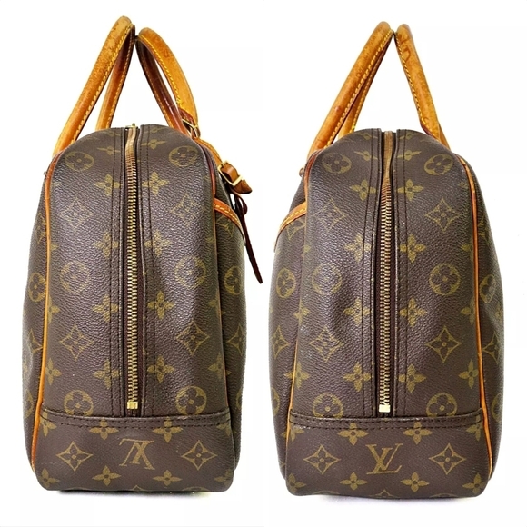 Louis Vuitton Deauville 1998 Monogram Handbag In Brown Canvas And Leather - Picture 4 of 14